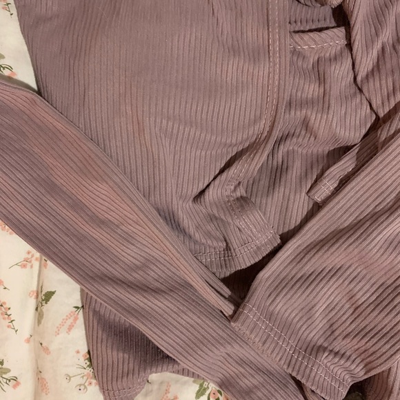 LIVI by Olivia Rae Purple Long Sleeve w/ Attached Tank - Picture 4 of 13